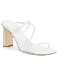 New Imagine Vince Camuto White Leather Sandals